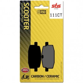 SBS BRAKE PADS 111CT FRONT/REAR SCOOTER CARBON FA169
