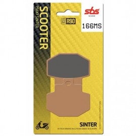 SBS BRAKE PADS 166MS FRONT SCOOTER SINTER FA321