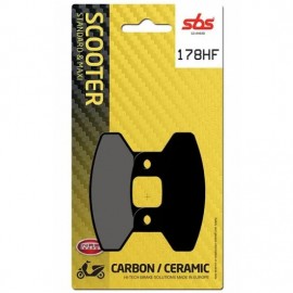 SBS BRAKE PADS 178HF FRONT/REAR CERAMIC FA306