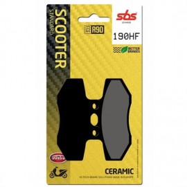 SBS BRAKE PADS 190HF FRONT/REAR CERAMIC FA393