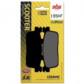 SBS BRAKE PADS 195HF FRONT/REAR CERAMIC FA607