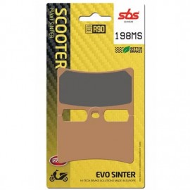 SBS BRAKE PADS 198MS FRONT SCOOTER SINTER FA252