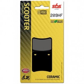 SBS BRAKE PADS 209HF FRONT/REAR CERAMIC FA257/2 ALT 115