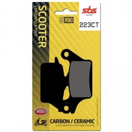SBS BRAKE PADS 223CT FRONT/REAR SCOOTER CARBON FA652
