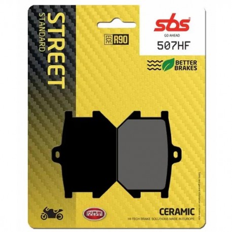 SBS BRAKE PADS 507HF FRONT/REAR CERAMIC FA34