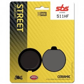 SBS BRAKE PADS 511HF FRONT/REAR CERAMIC FA35