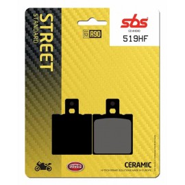 SBS BRAKE PADS 519HF FRONT/REAR CERAMIC FA47